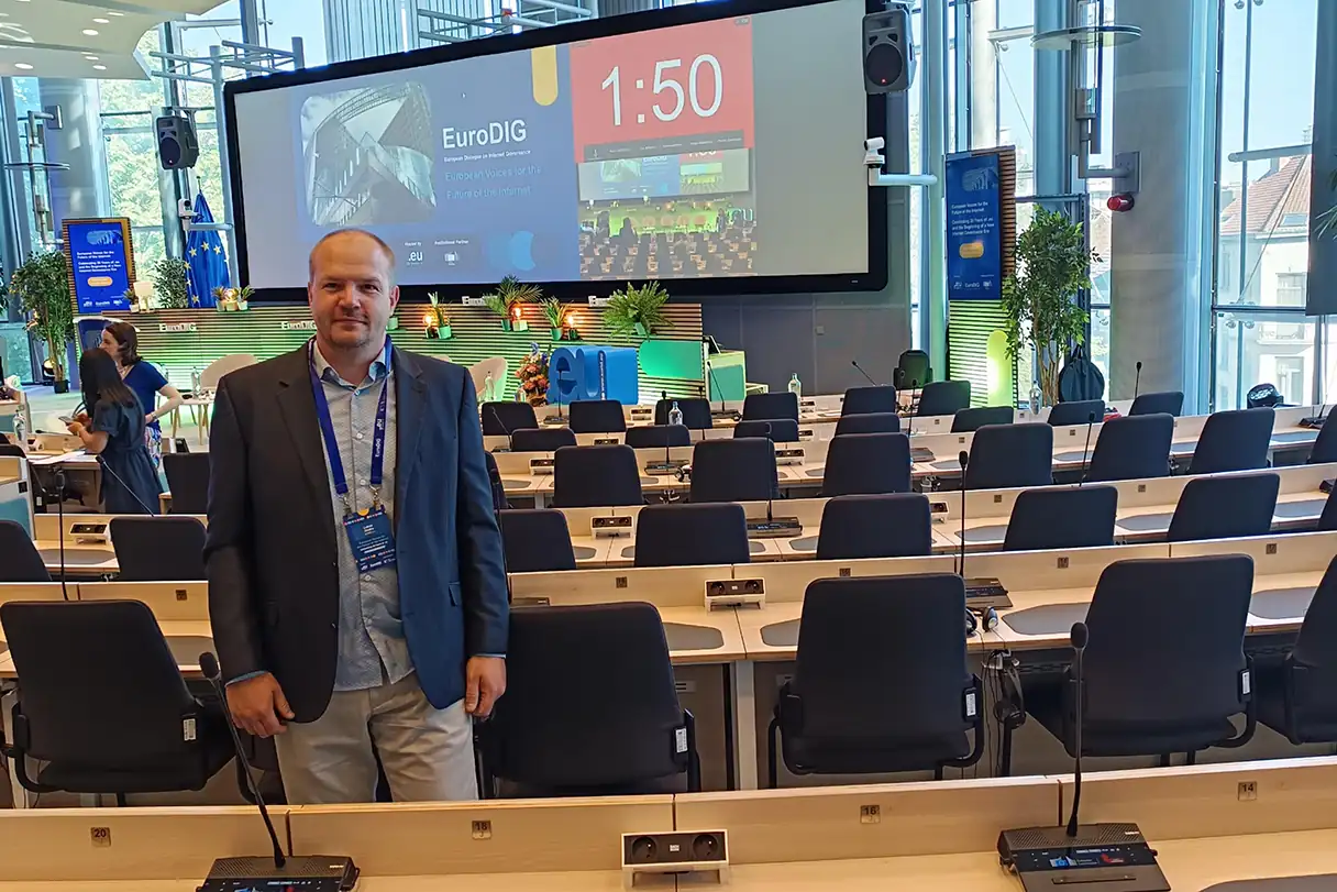 Lukáš Ondra a CZECHIA.COM na konferenci EuroDIG