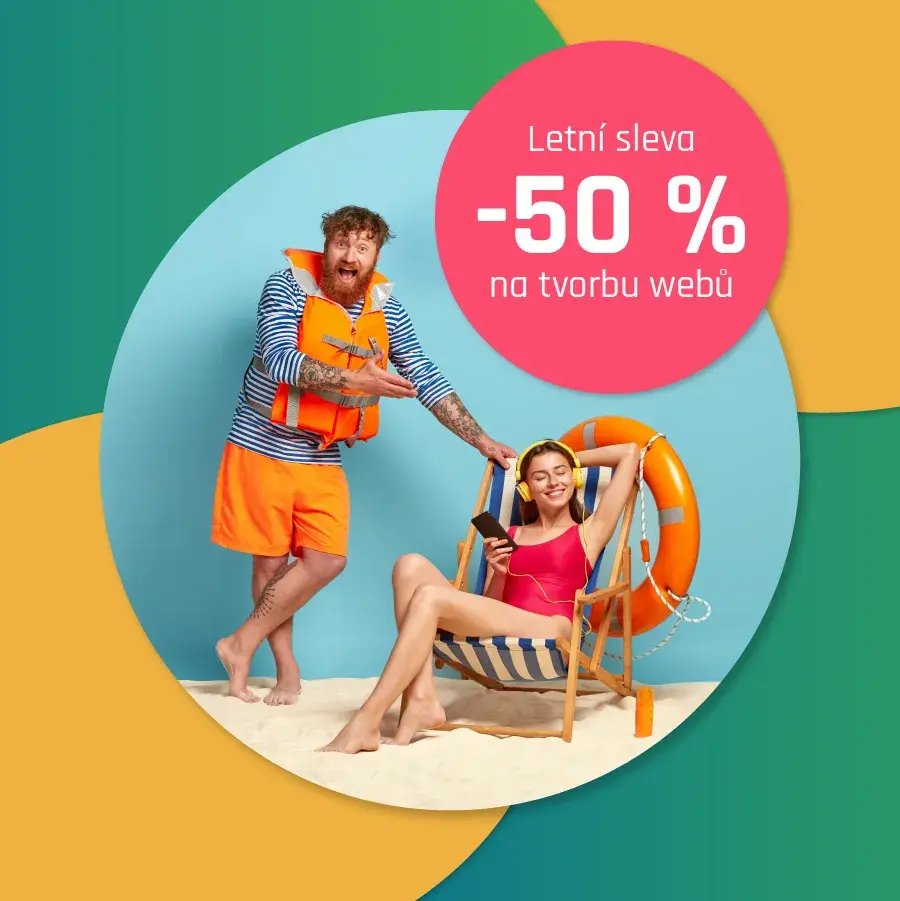 Letní 50% sleva na tvorbu webu