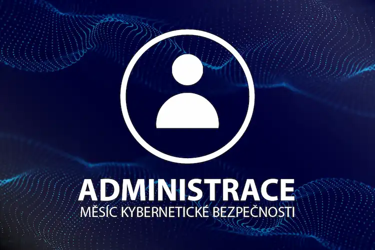 Logo Bezpečný účet a komunikace: 2FA, upozornění a předávání hesel