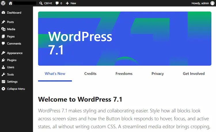 Logo WordPress 7.1 je venku: Nativní úprava pseudo-stavů a nový systém týmových revizí