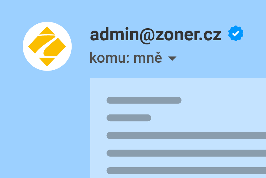 Logo Nasadili jsme Verified Mark Certificate (VMC) pro naše domény!